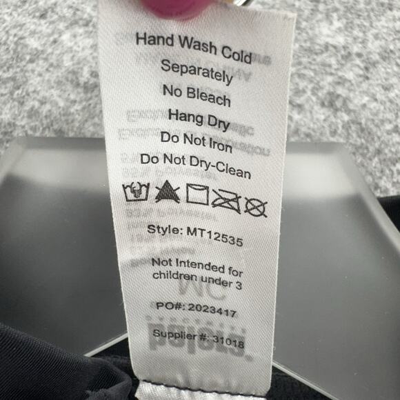 Balera Child Dance Front Zip Jumpsuit Size MC Black Back Cutout Competitive - Picture 10 of 13